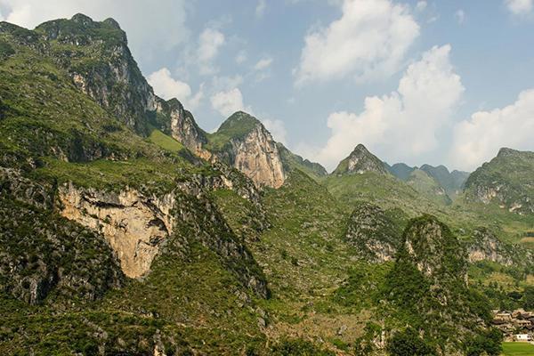 Limestone in the Great Bank in Guizhou in southern China